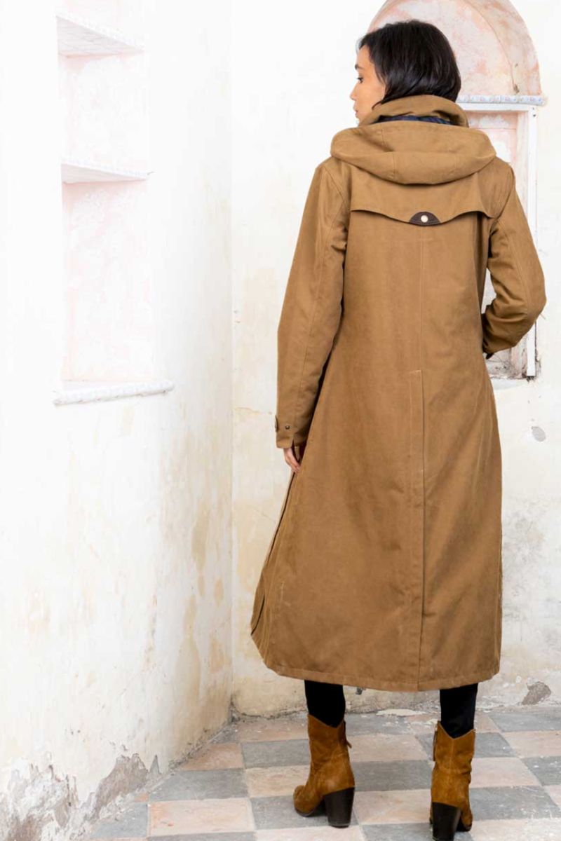 Long waterproof coats for womens with hood best sale